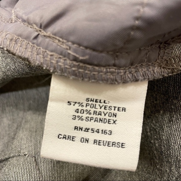 Calvin Klein Gray Leopard Print Pants - Picture 8 of 8